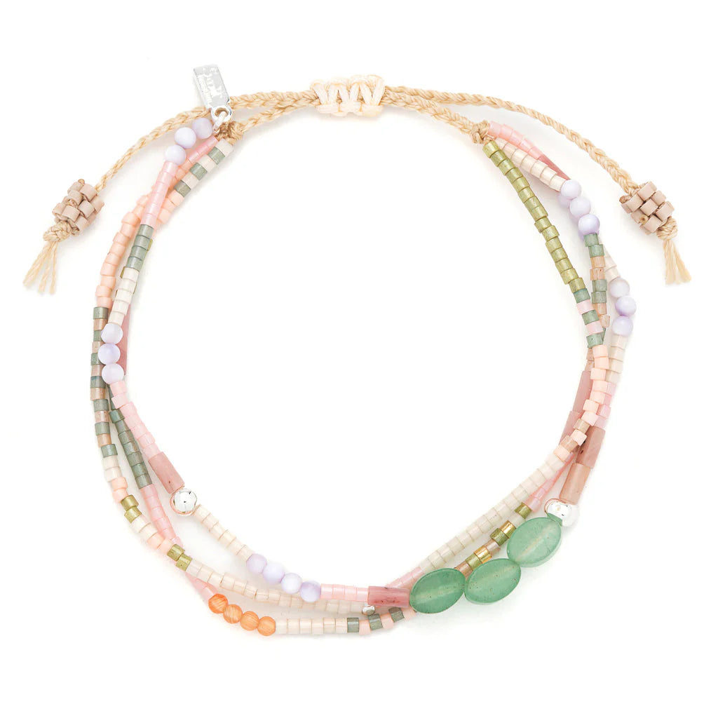 Optimism Bracelet - Silver + Green Aventurine