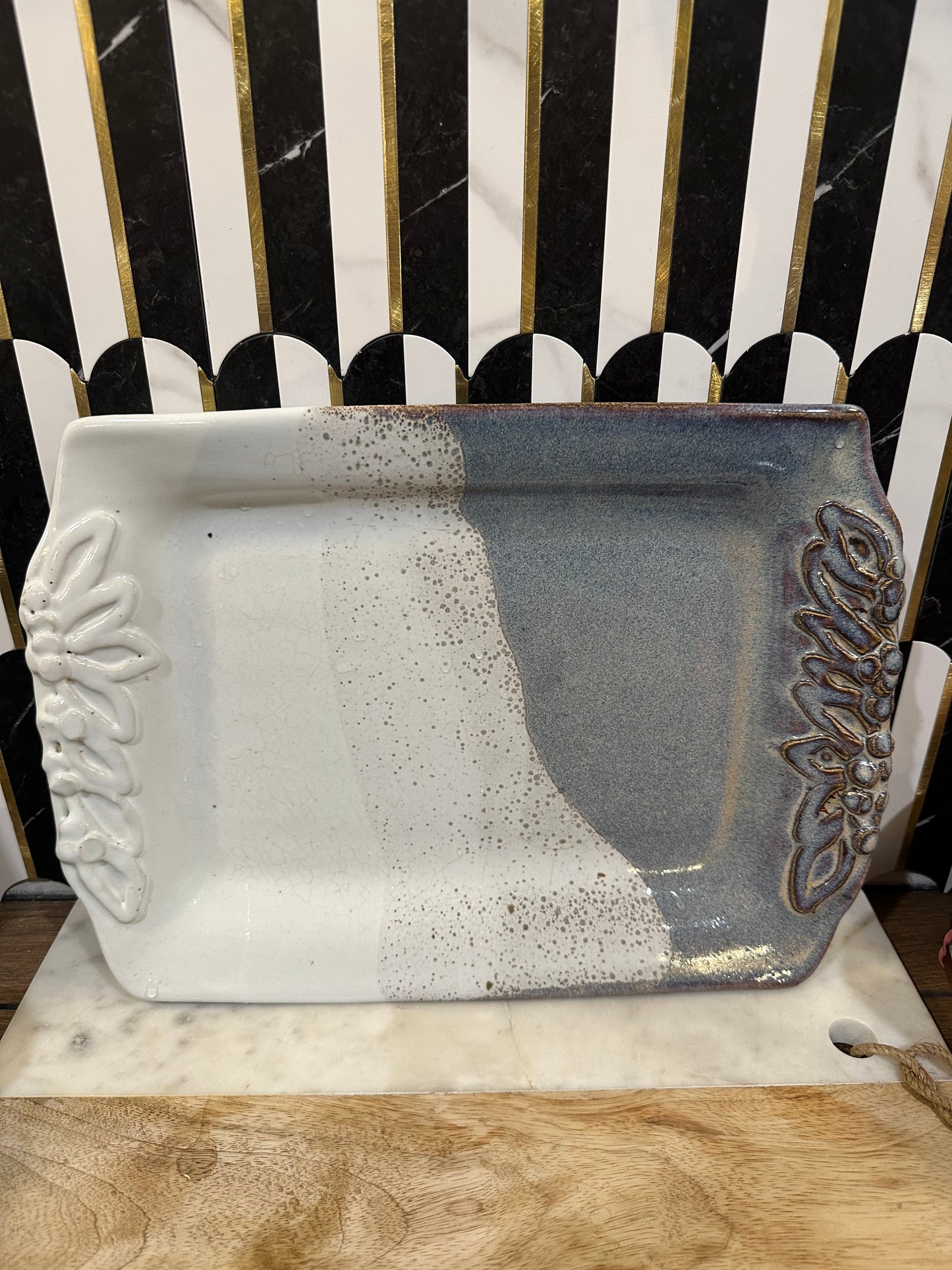 Pottery Serving Tray