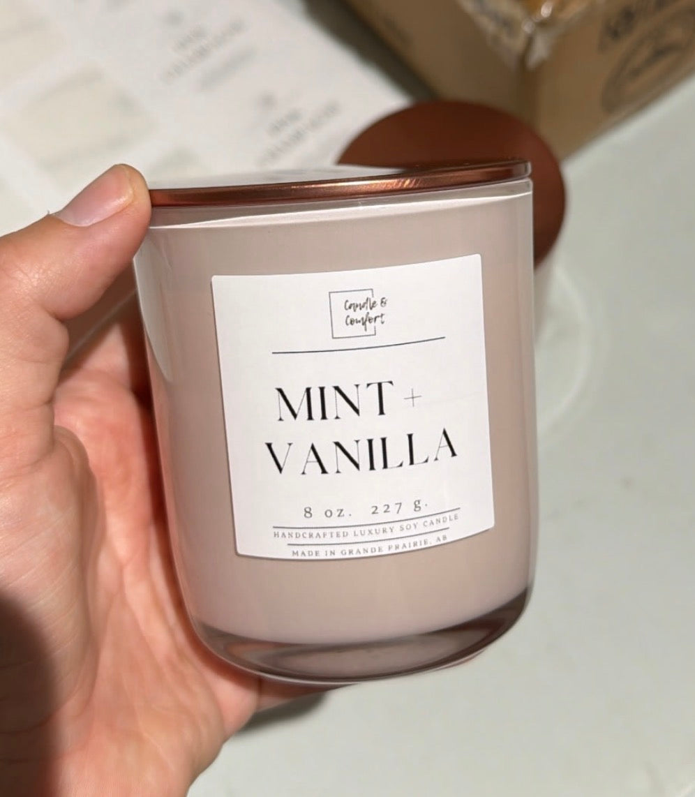 Candle & Comfort Mint Vanilla
