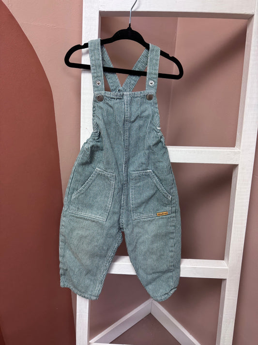 Zara Stripped Overalls - Size 12/18 Month