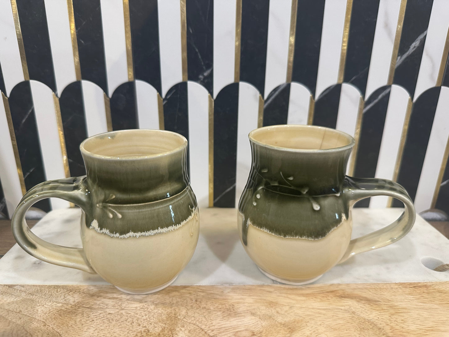 Set of 2 Pottery Mugs