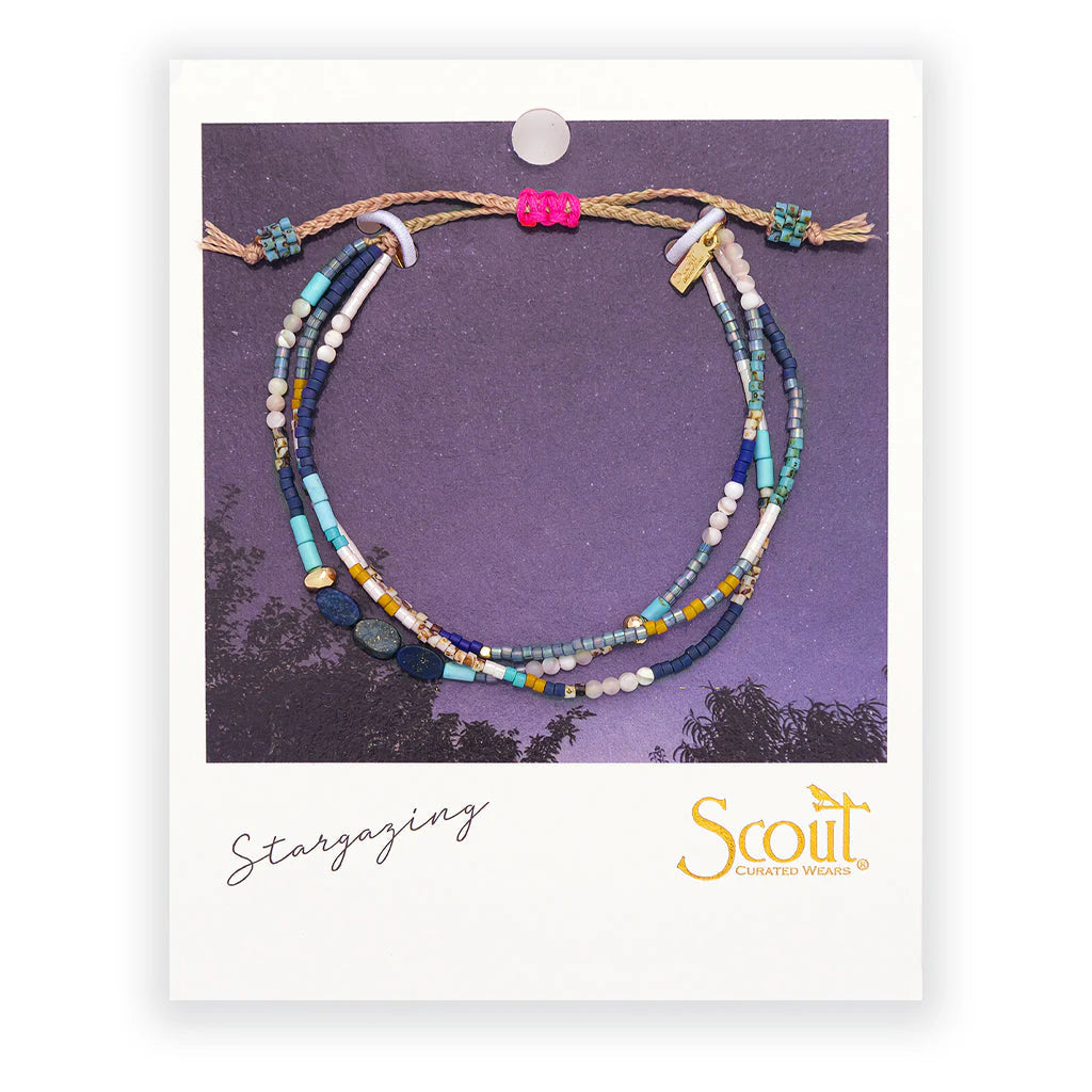 Truth Bracelet - Gold + Lapis