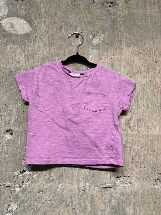Zara Pink Tee - Size 12/18 Months