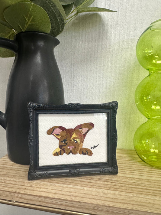 Floral Garden Art - Puppy Magnet