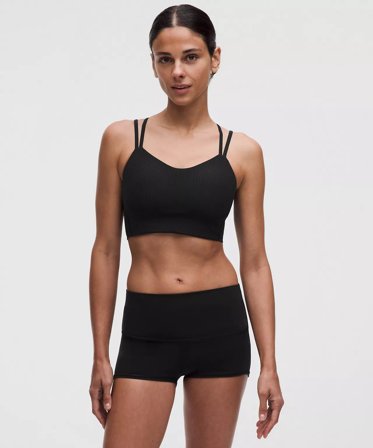 Like a Cloud Ribbed Longline Bra
Light Support, B/C Cup Espresso Sz 10