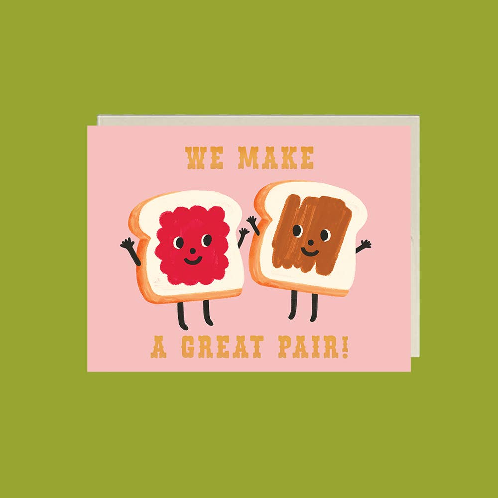 Lucky Goods Paper - We Make a Great Pair - Foil Valentine's Day ✿ Love