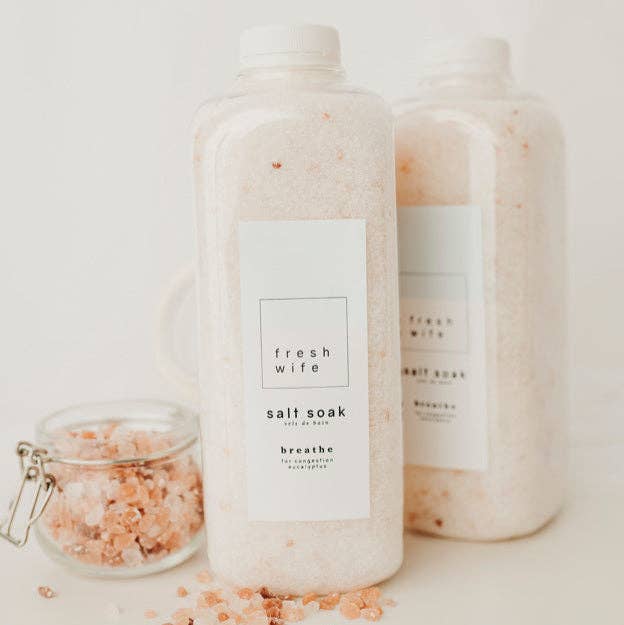 The Fresh Wife Soap Company - Breathe Salt Soak - Large