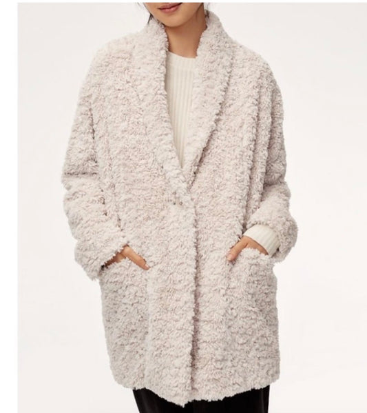 Wilfred Free Grete Sherpa Jacket Sz S