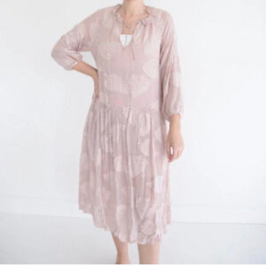 Wilfred Appliqué Midi Dress Sz S