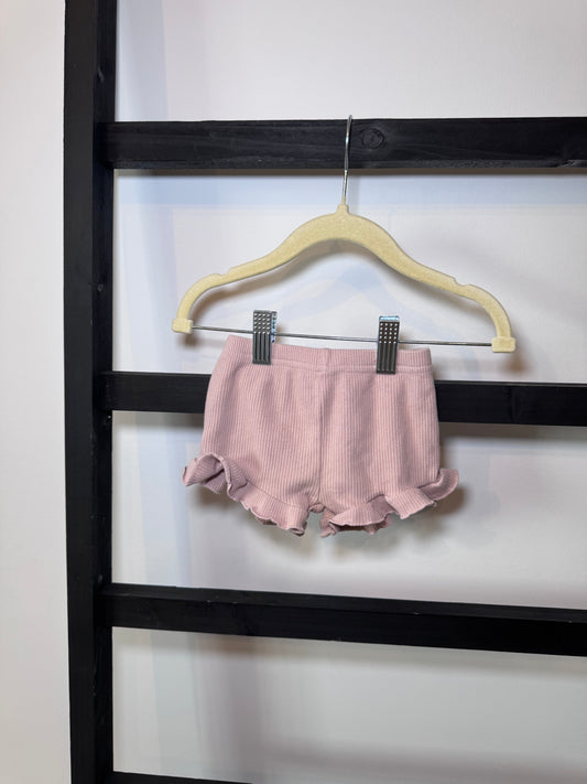 Jamie Kay Ruffle Ribbed Short - 2T