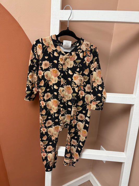 Jax + Lennon Vintage Floral Romper - Size 12/18 Month