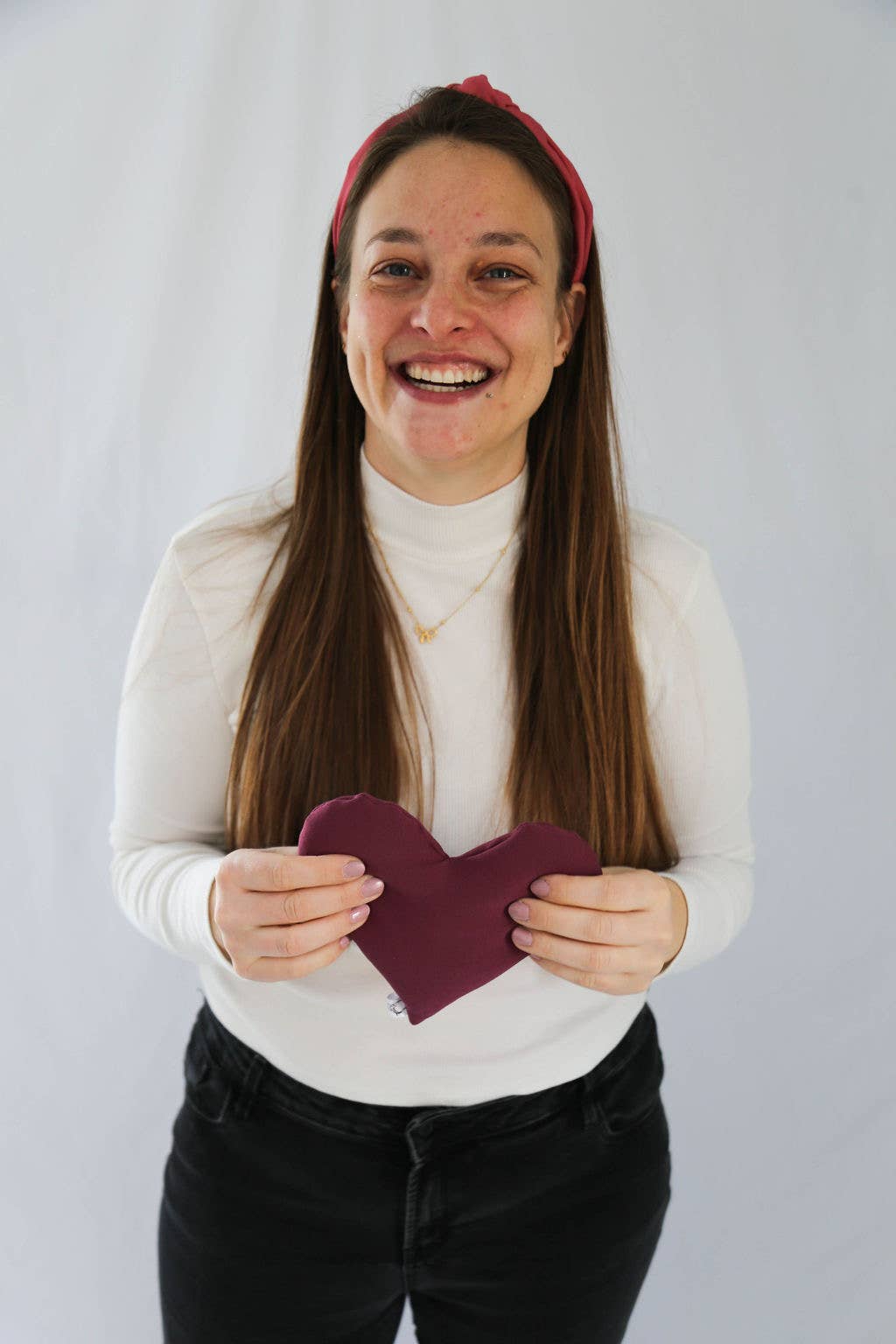Created Mother - Heart shaped Hot/Cold Therapy Pack: Wheat