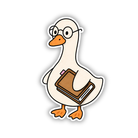 Soft Press Studio - Studious Goose Sticker