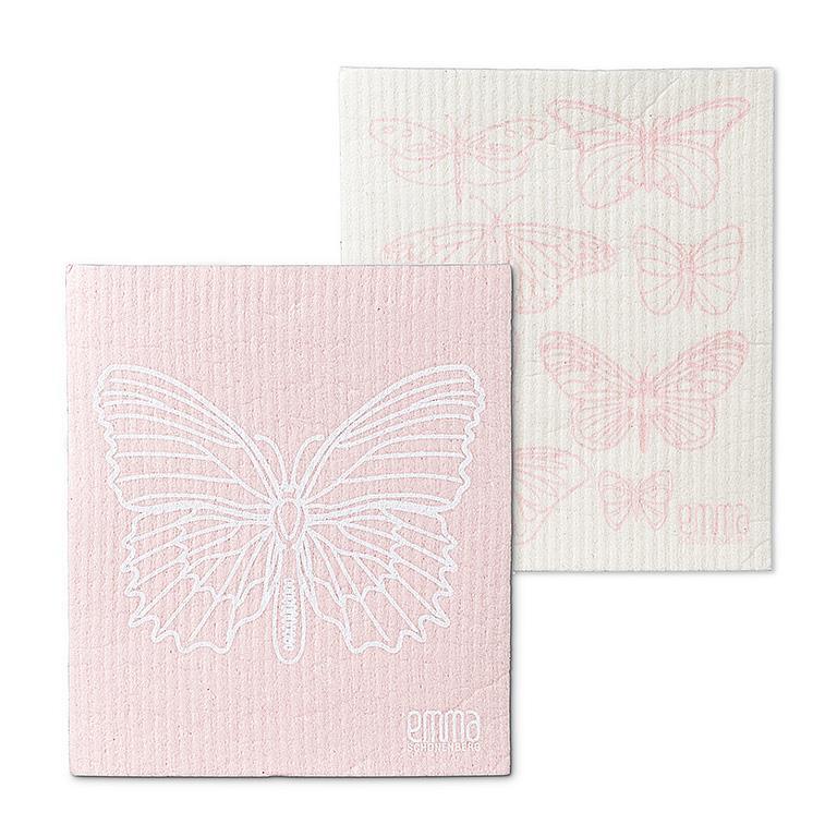 Butterfly Swedish Dishcloth Set of 2