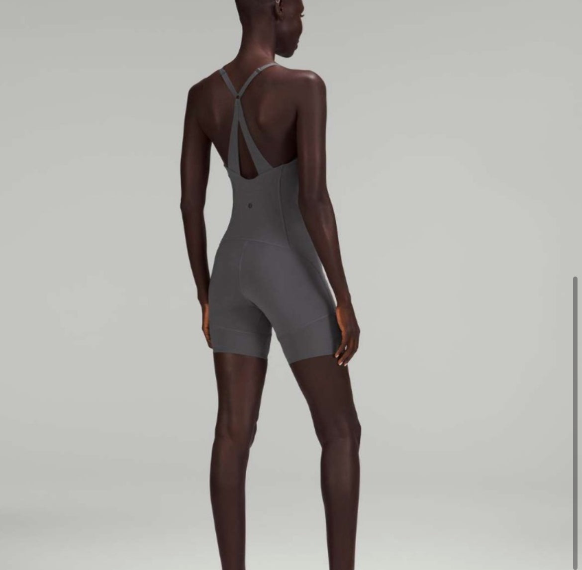 Lululemon lab Nulux and Mesh One-Piece 8" Anchor Sz 8