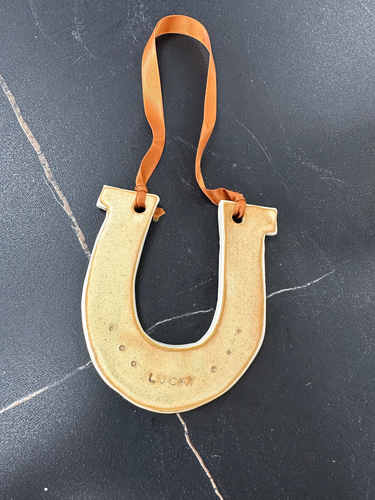 Tulie Pottery Horseshoe - Lucky