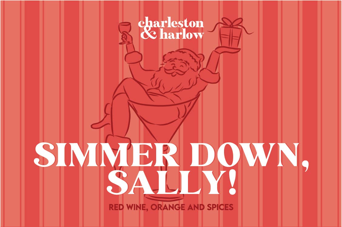 Charleston & Harlow Candle Co. - *HOLIDAY* Simmer Down, Sally! Soy Wax Boxed Candle