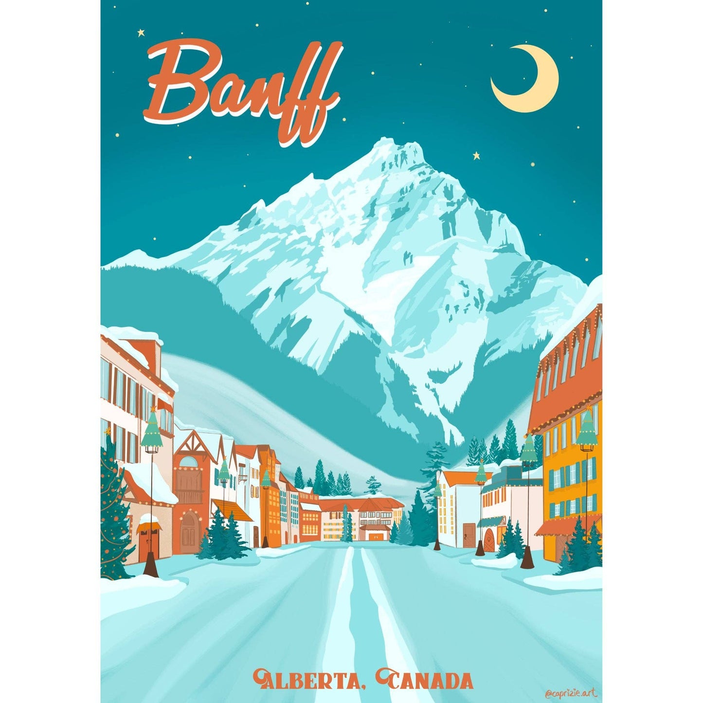 Villager Puzzles - Banff Moonlight | 500-Piece Puzzle | Designed in Canada