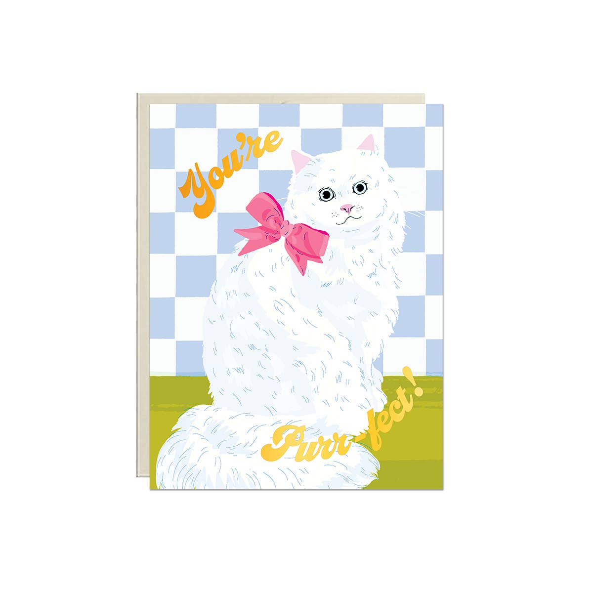 Lucky Goods Paper - You're Purr-fect – Foil Friendship ✿ Love Card