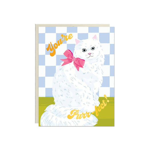 Lucky Goods Paper - You're Purr-fect – Foil Friendship ✿ Love Card