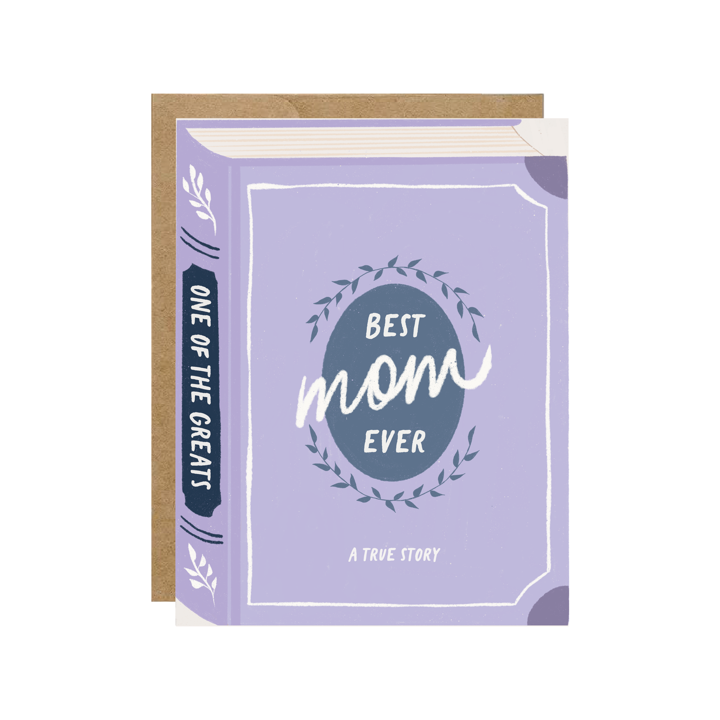 Simple Whimsy - Best Mom Ever: A True Story - Bookish Card
