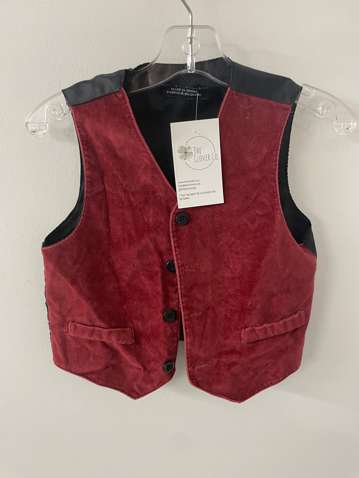 Velvet Vest Sz3