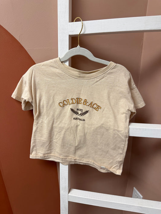 Goldie + Ace Embroidered Tee - Size 5Yr
