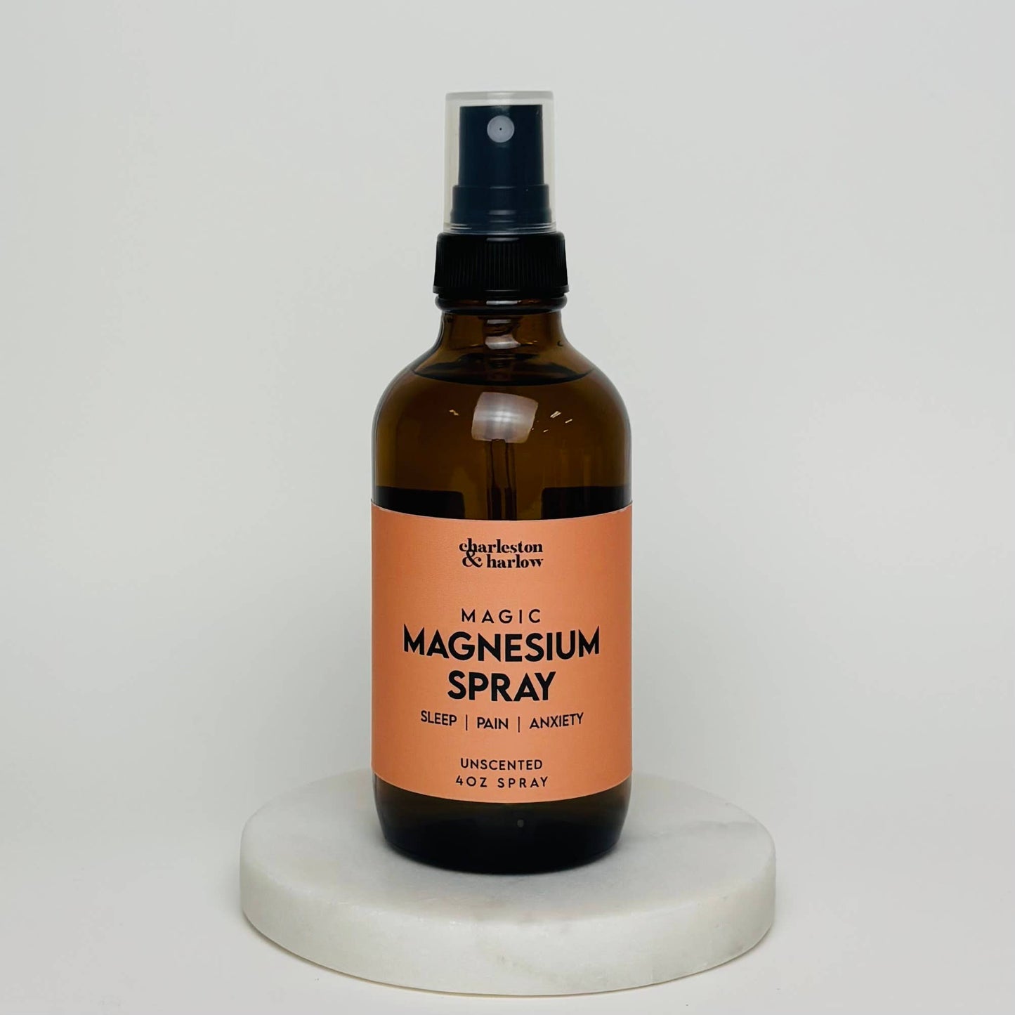 Charleston & Harlow Candle Co. - Unscented MAGIC Magnesium Spray -Sleep, Anxiety, Pain Relief