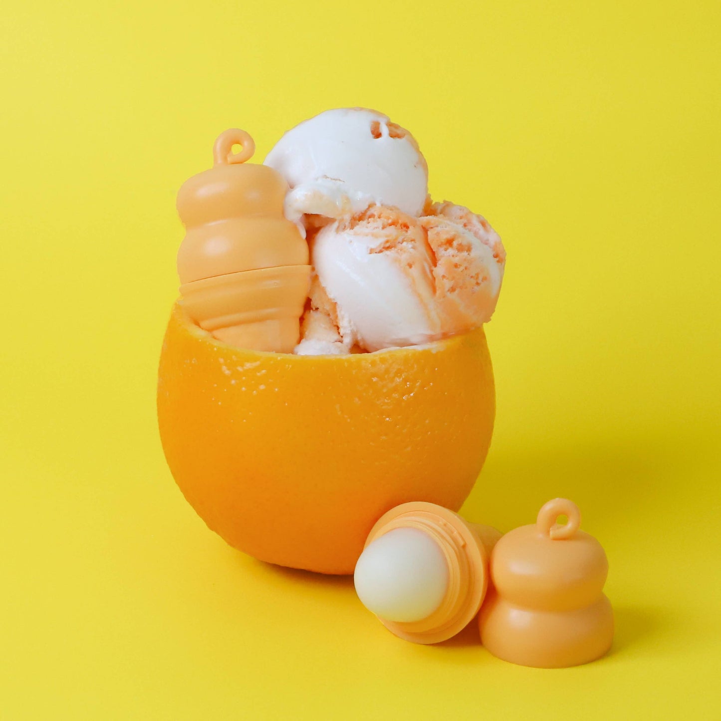Rebels Refinery - Orange Ice Cream Lip Balm 100% Natural DREAMSICLE