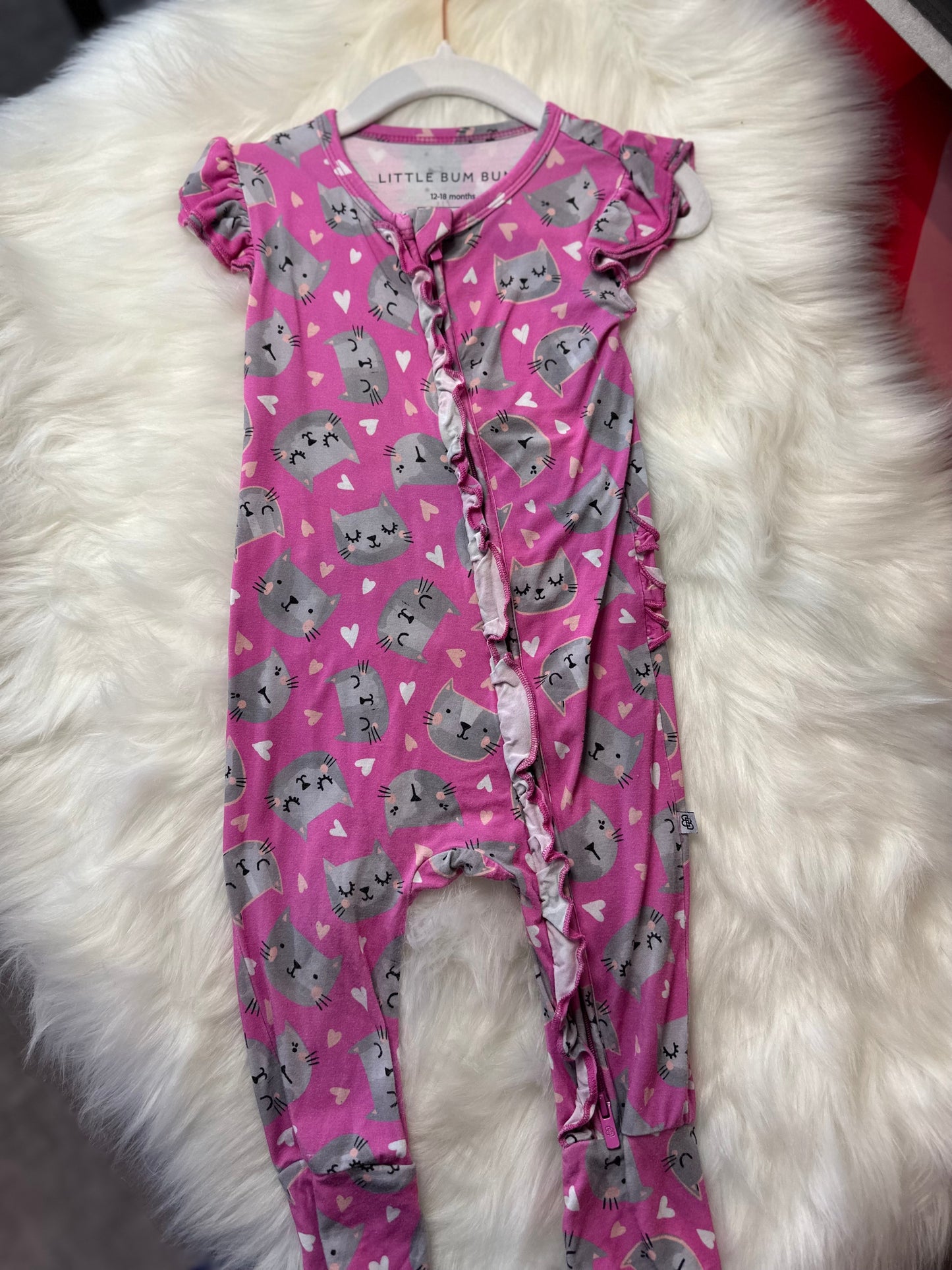 Little Bum Bums Kitty Romper 12-18m