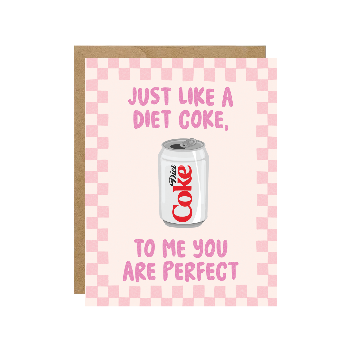 Simple Whimsy - To Me You Are Perfect - Diet Cola Love Card