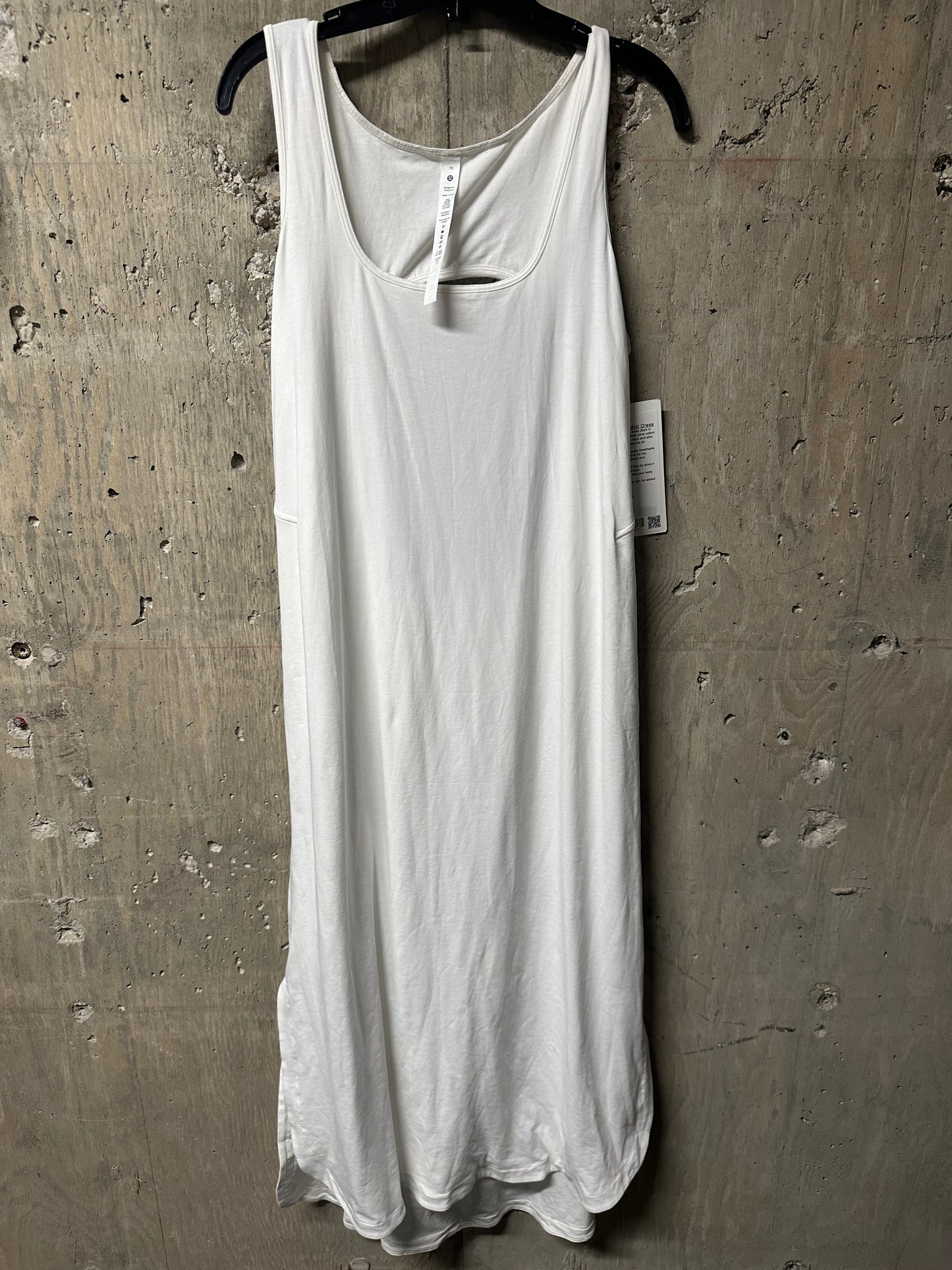 Lululemon Pima Cotton Open-Back Midi Dress Sz 10