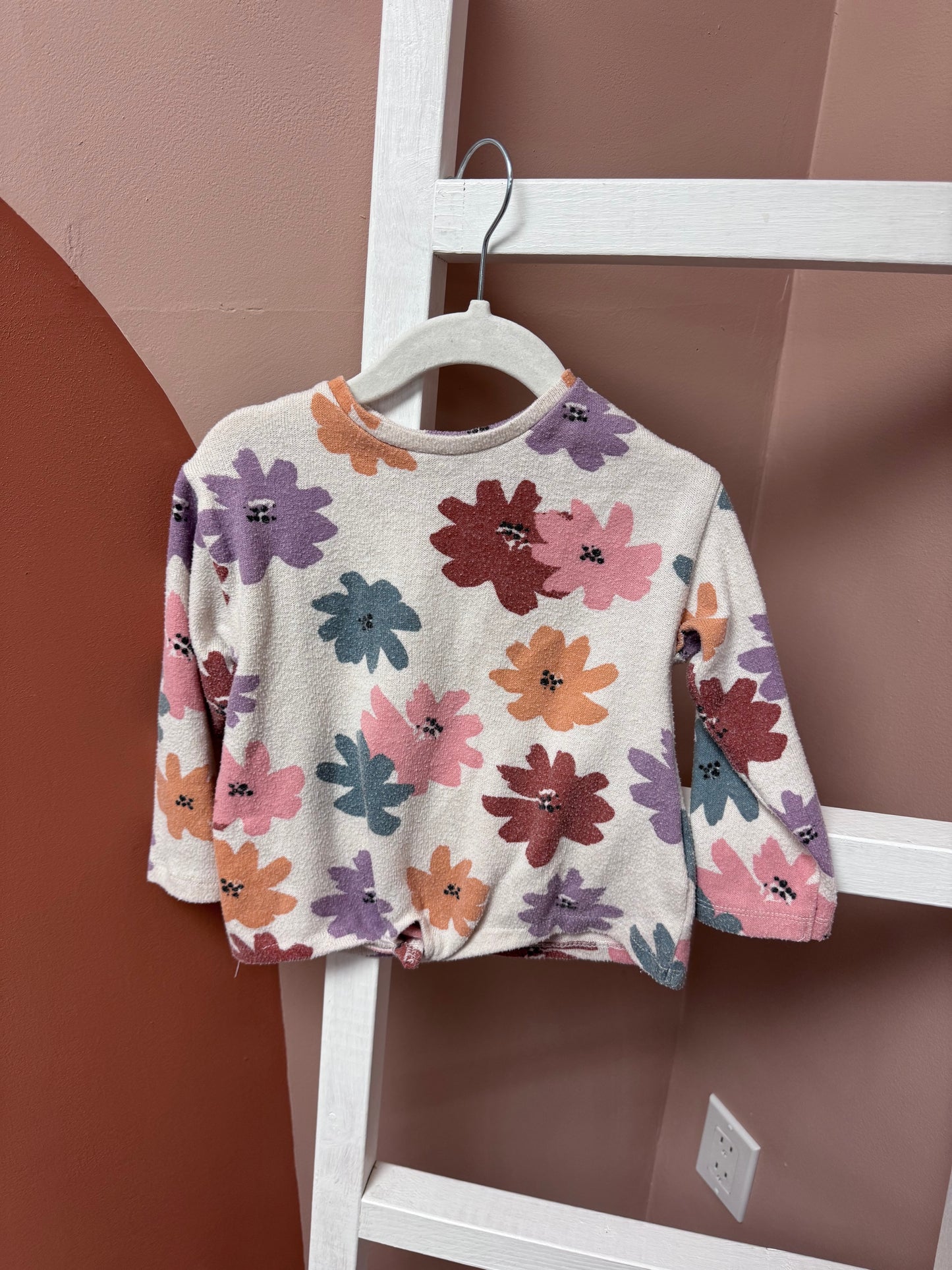 Zara Floral Top - Size 18/24 Months