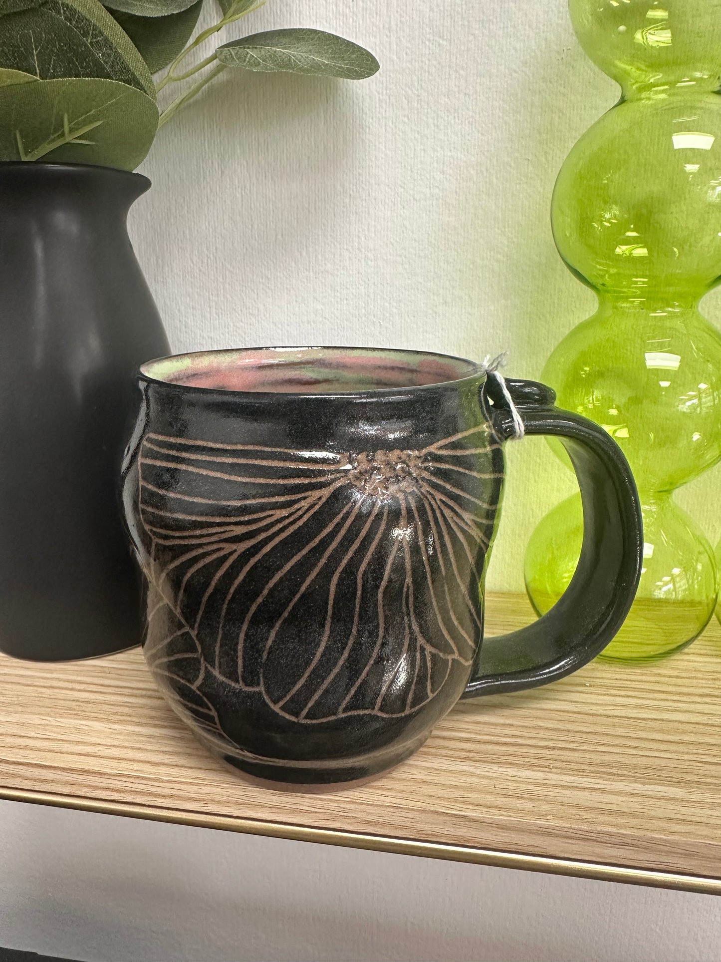 MERC Pottery Mug - Groovy Darkness 14oz