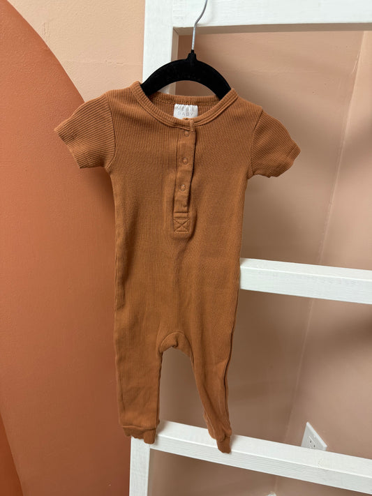 Mebie Baby Ribbed Romper - Size 18 Months