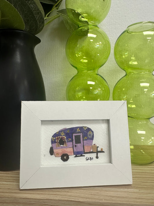 Floral Garden Art - Camper