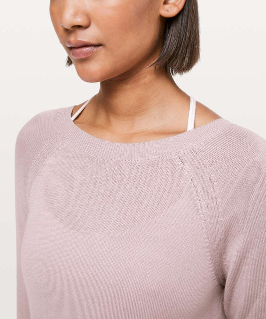 Lululemon Unity Drop Back Sweater Sz 4/6