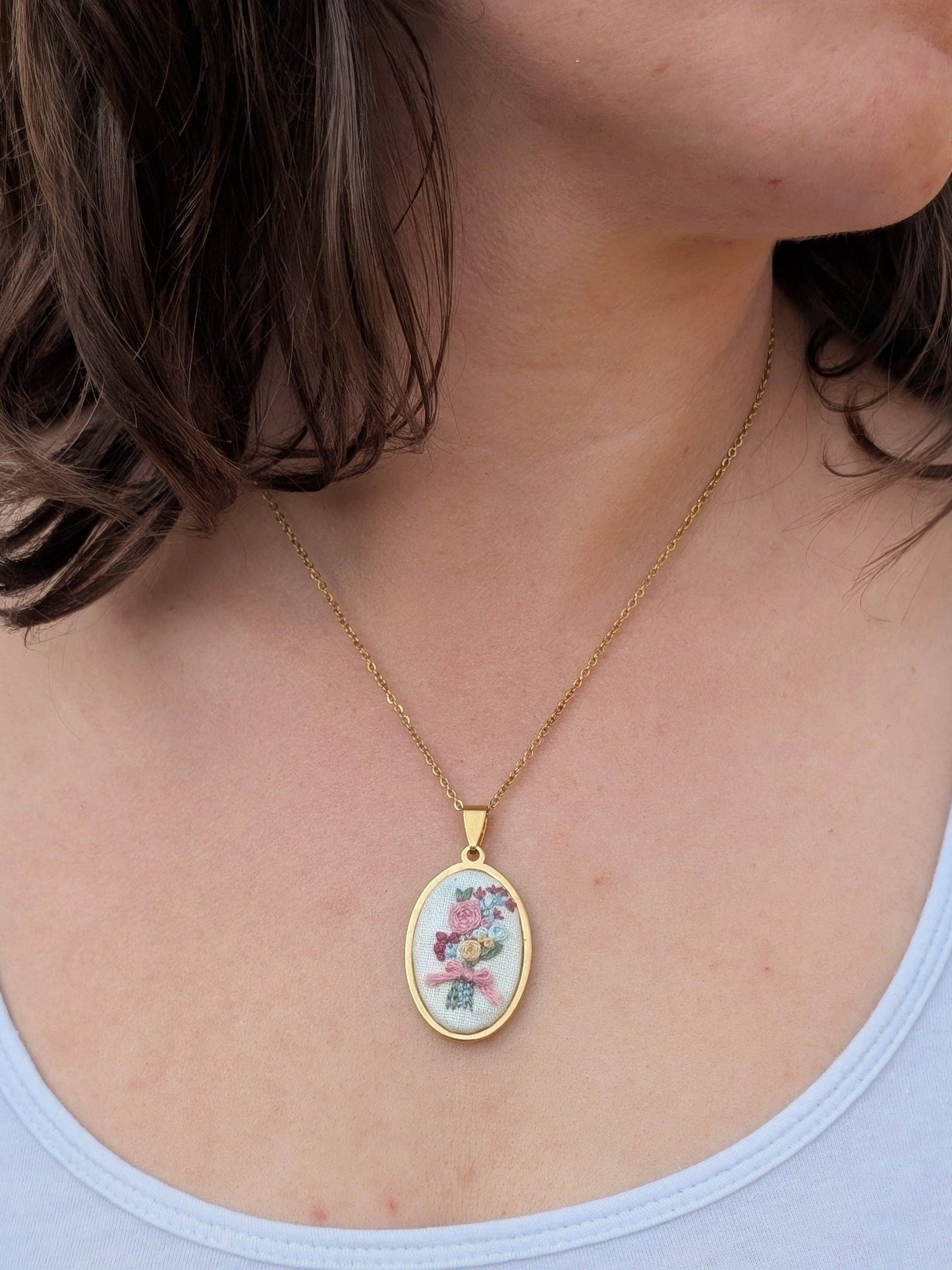 Nabeela Rumi - Pastel Rose Pendant kit