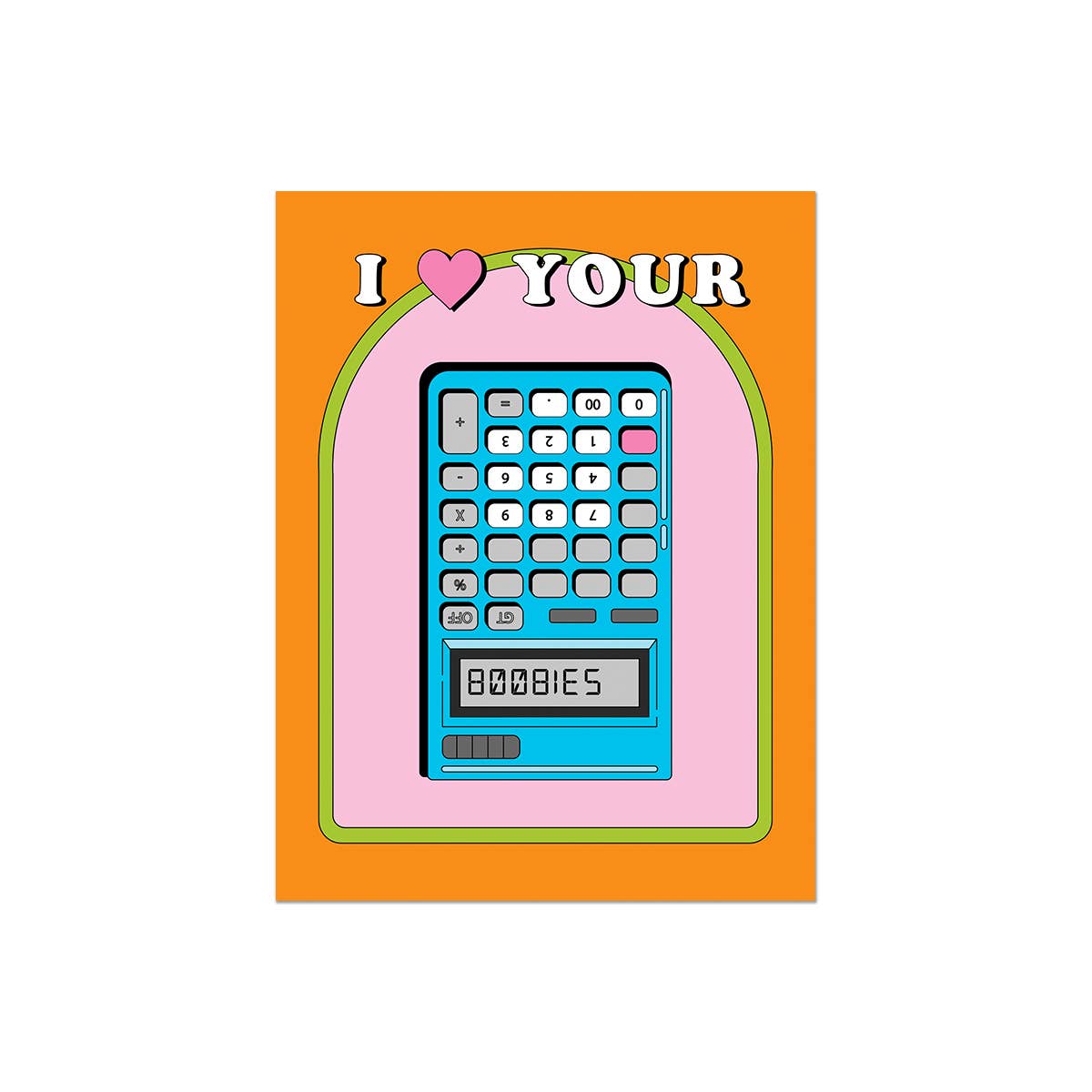 Boobies Calculator | Love Card