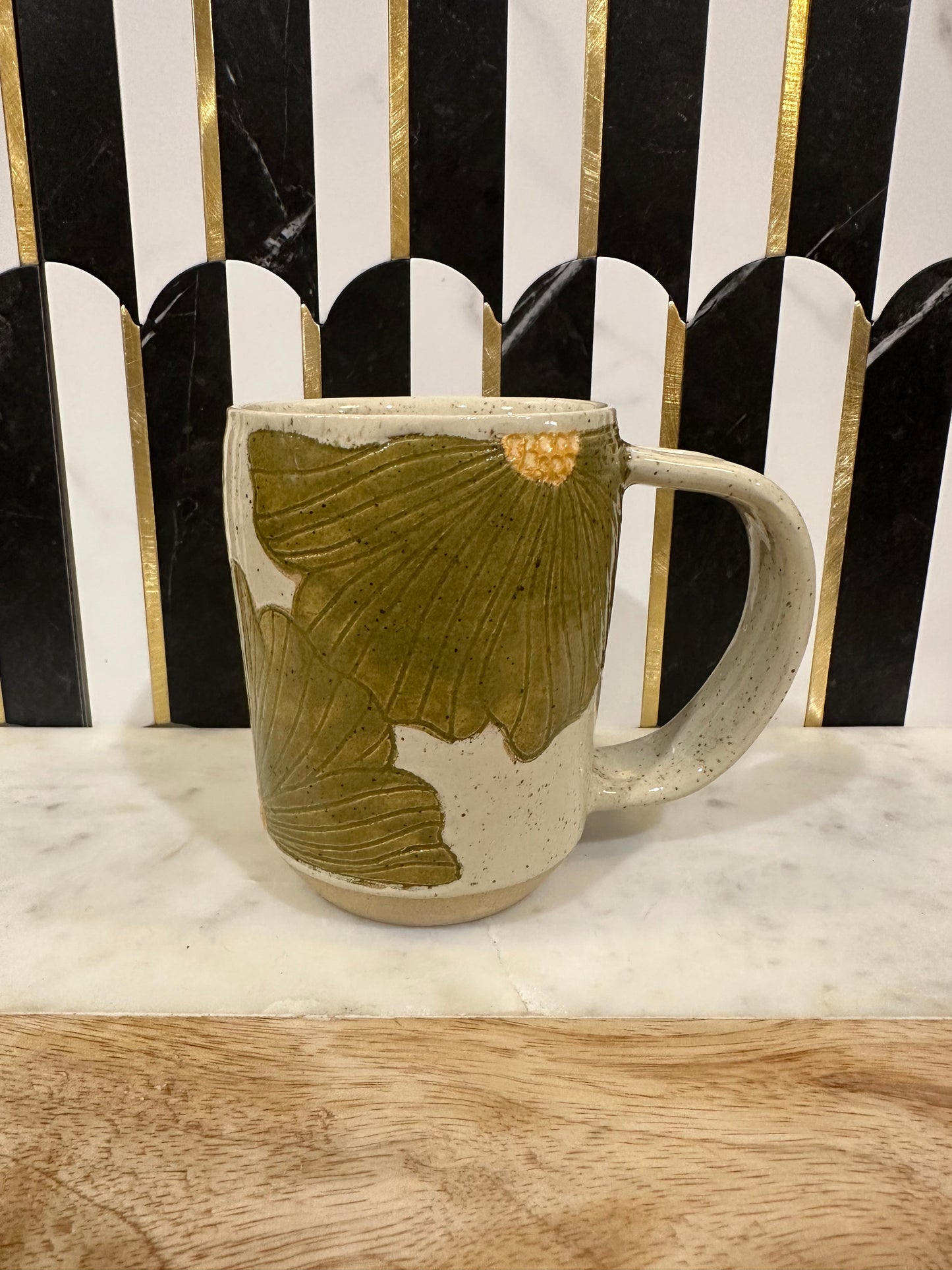 Merc Pottery Mug 10z