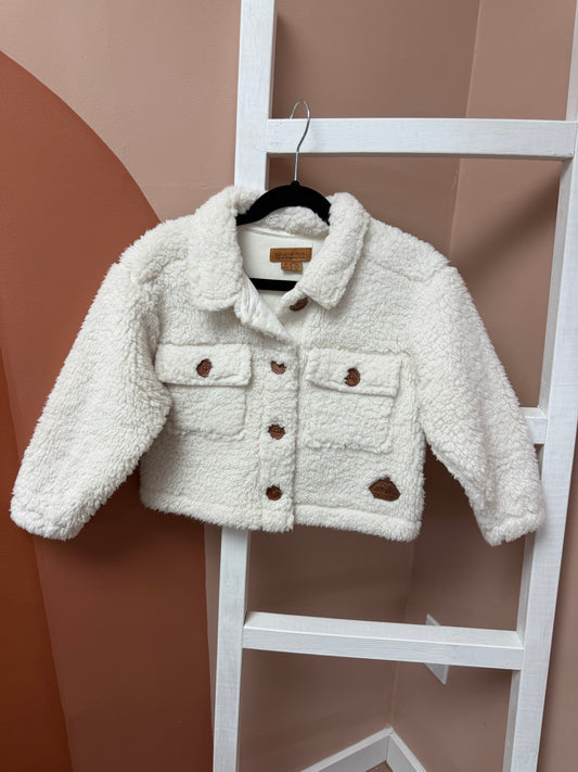 Souris Mini Sherpa Jacket - Size 4T