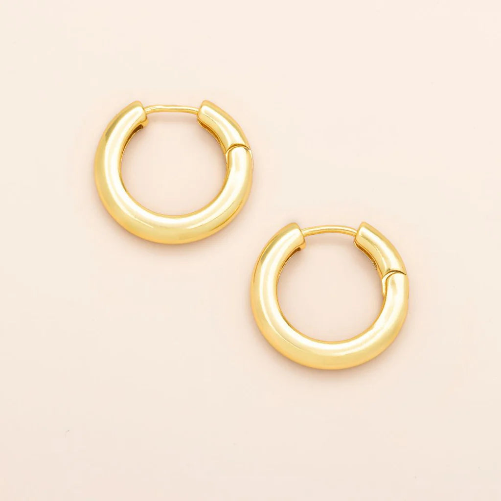 Stellar Medium Hoop - Gold