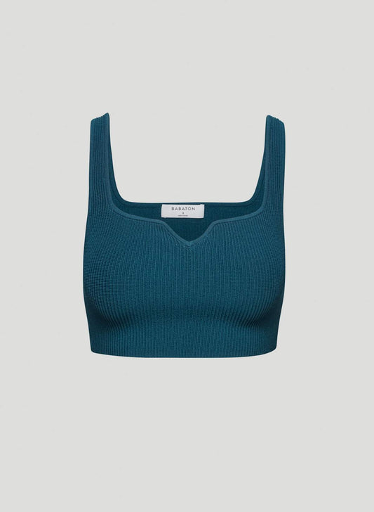 Babaton Knit Notch Tank Sz M