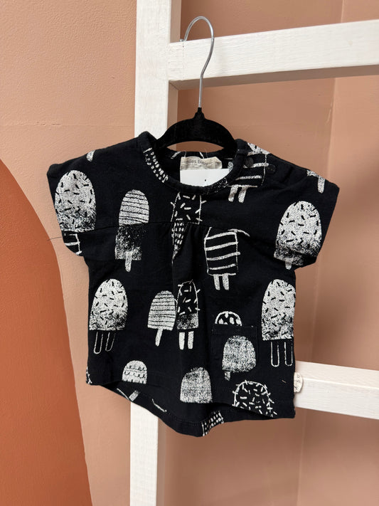 Miles Baby Popsicle Tee - Size 3 Months