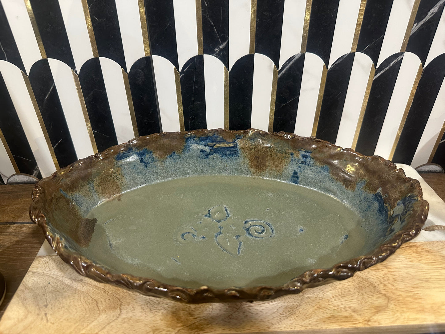 Pottery Serving Dish