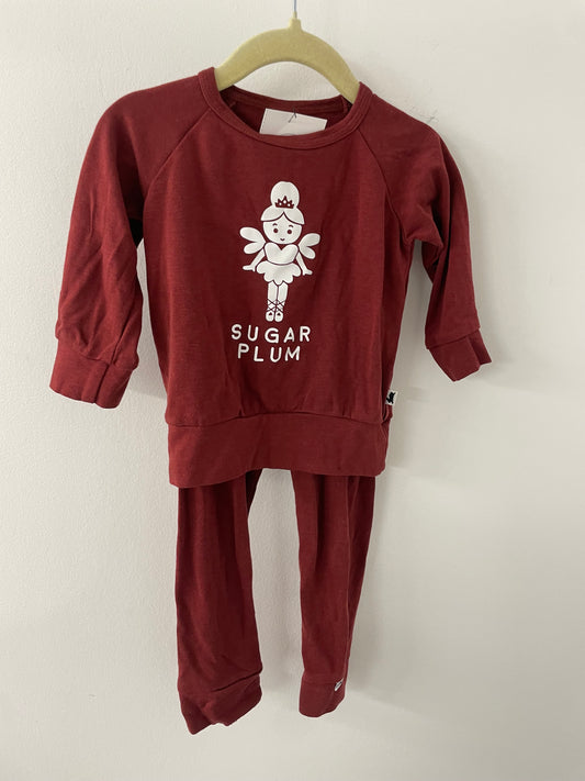 Little and Lively Sugar Plum 2pc Sz 12/18m