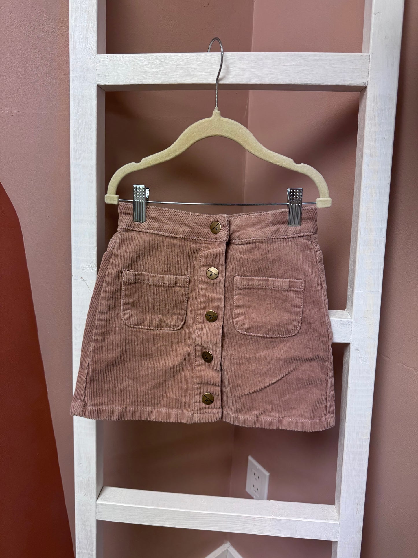 Jamie Kay Ribbed Button Skirt - Size 6Yr