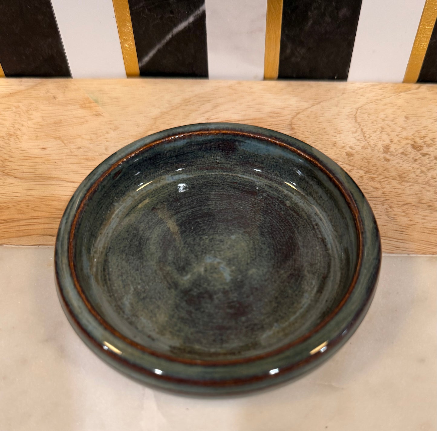 Pottery Trinket Dish-L by Merc
