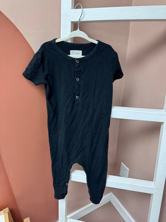 Mini Mioche Black Romper - Size 1/2T