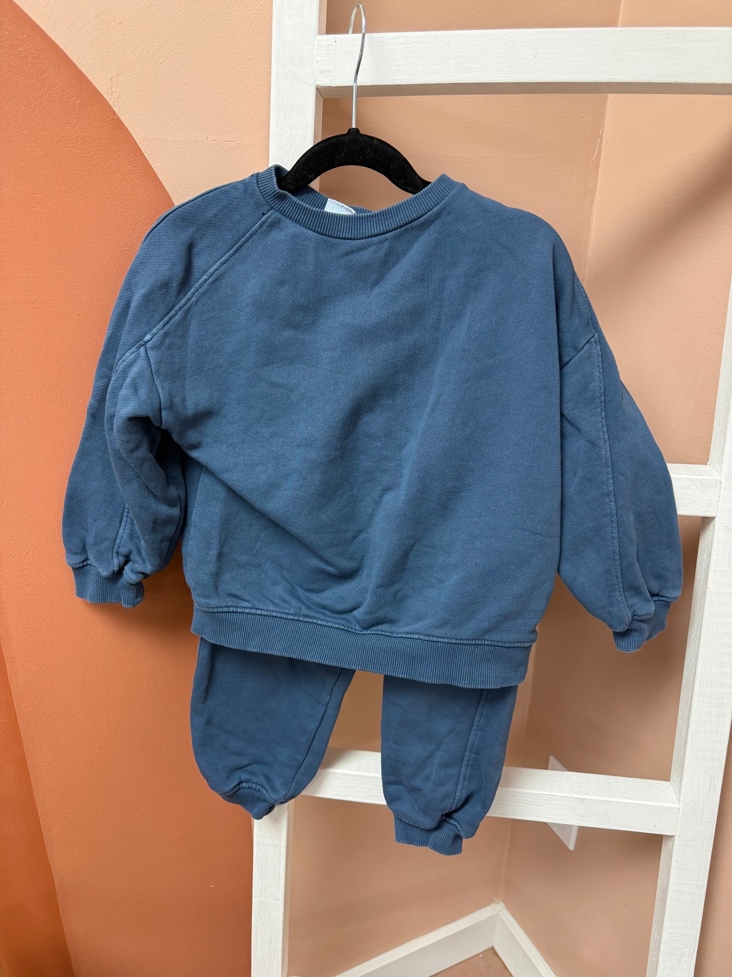Zara Navy 2pc Set Sz 3/4T